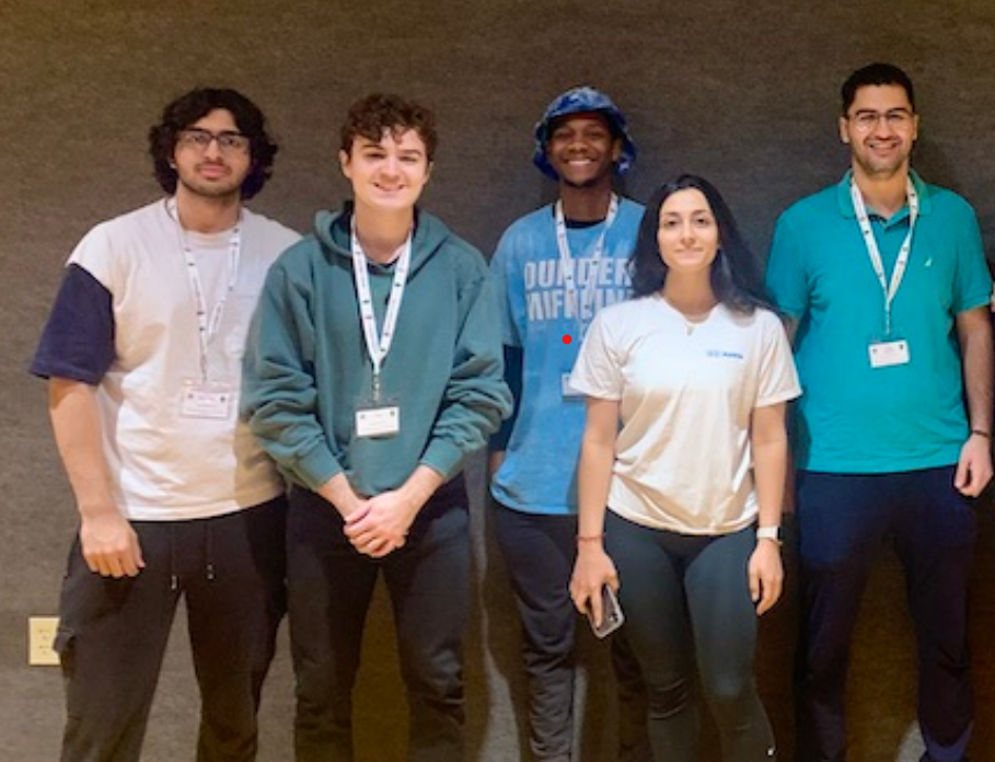 A picture of me outside with my friends